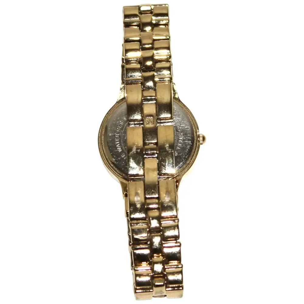 Anne Klein Pink and Gold Metal Watch Adjustable